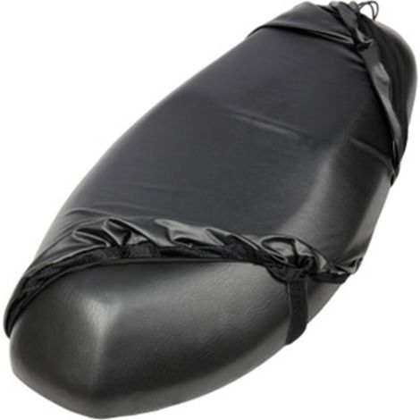 Coprisella da moto impermeabile con chiusura in velcro e borsa per il trasporto.