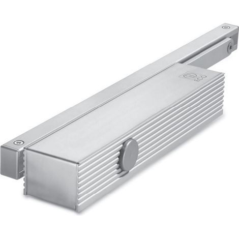 Ferme-porte TS 61G force 3 - 6 avec glissière B argent et plaque de montage - ECO SCHULTE - 5030064695