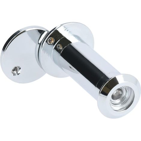 1 Microviseur Laiton Chromé Diamètre 12mm Pour Porte Épaisseur 37-58mm Et 63-70mm Sécurité Maison