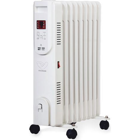 Radiateur mobile bain d'huile Digioil 1000W - Voltman (1/5)