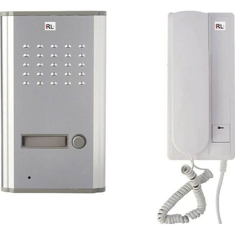 Citofono con cornetta monofamiliare unifamiliare con funzione apriporta per esterno per suonare alla porta della casa portone villa 220v (1/5)