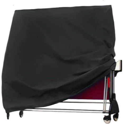 165x70x185cm 210D Oxford Tischtennis Schutzhülle, Schwarz FLITI (1/4)