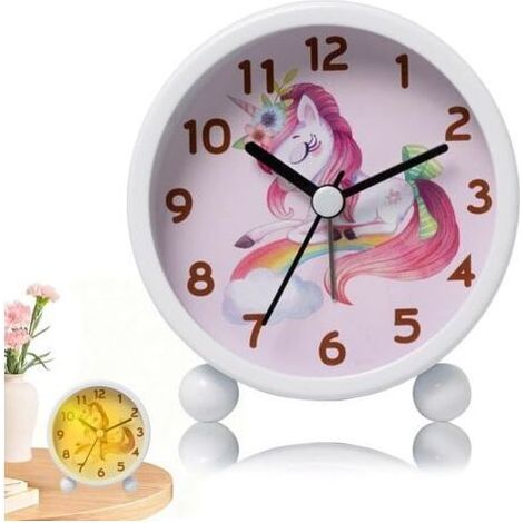 Horloge Enfant,Reveil Enfant Educatif Jour/Nuit-Utilisé pour et Apprendre à Temps-Reveil Educatif avec Lumière,pour Les Chambres D‘Enfants,Rappels D’Apprentissage(Farbe/C) (1/5)