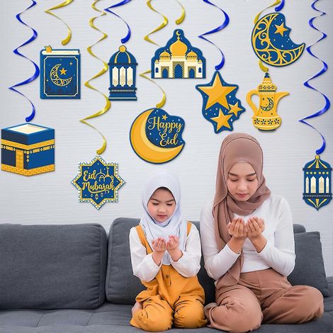 Décorations rotatives pour la fête de l'Aïd al-Fitr - Magasin - Décoration de vitrine pour chambre à coucher - 242314 (1/5)