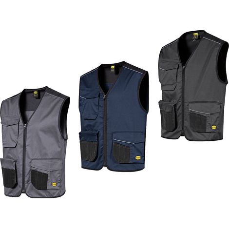 Diadora Vest Mover 2.0 Arbeitsweste - XL - Schwarze