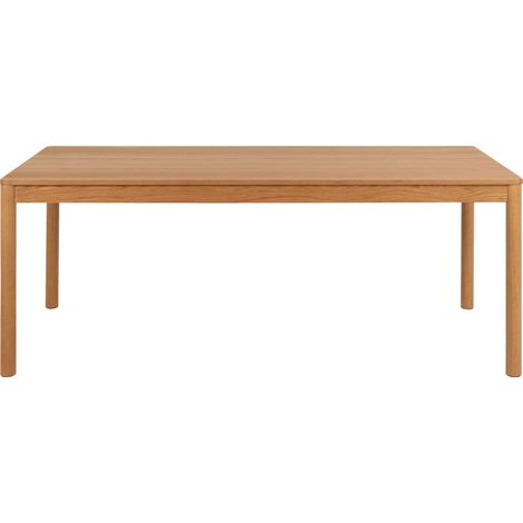 Table à manger extensible 8 à 12 personnes en bois 200-300x100cm - Bois clair - SAVACOU (1/5)