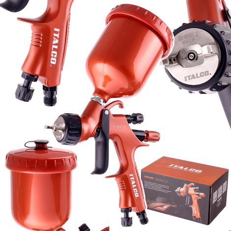 PREMIUM HVLP 1,3 mm PRO ITALCO SHINE 2 Spritzpistole zum Lackieren