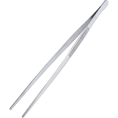 Küchenpinzette – Edelstahl, 30 cm – Für dünne Pasta, Kaviar, Desserts, Grillen – 1 Stück (1/5)