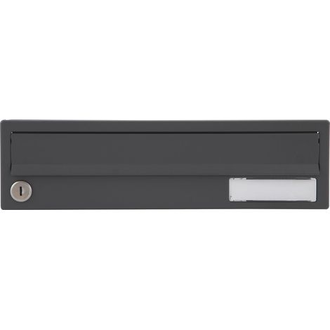 RENZ Ersatztüre für Hausbrieffachanlage 395 x 110 mm, basaltgrau RAL 7012