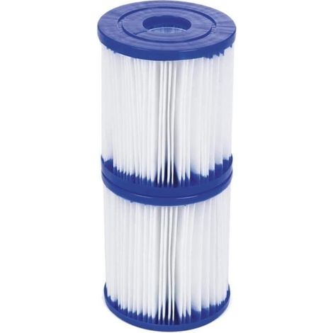 Cartouches filtrantes pour Pompe Bestway I - 2Pcs Filtre de Type I pour Pompes de Piscine Bestway (1/4)