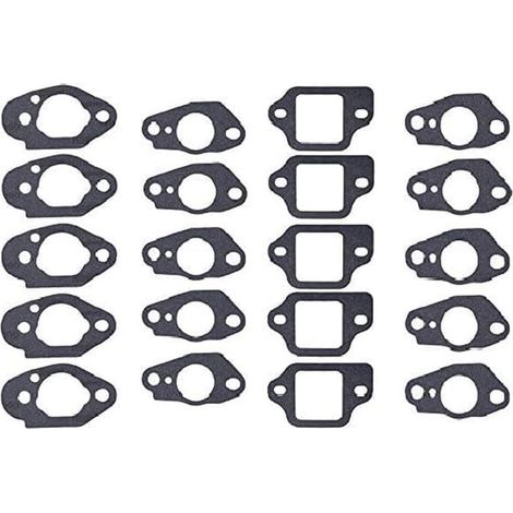 Set Réparation Carburateur pour HRS216 HRR216 Set Réparation 20 incluses, fuites air, compatibilité pour gcv160, matériau résistant, noir (1/5)
