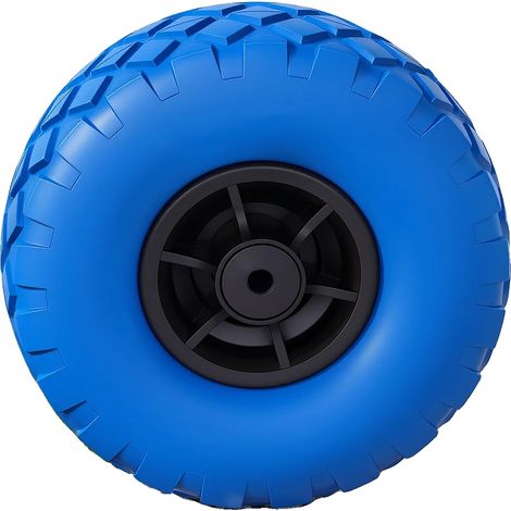 Ruedas para remolque de botes inflables, alta capacidad de carga, diseño compacto, AZUL CIELO (1/2)