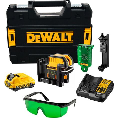 Nivel láser verde Dewalt DCE0825D1G-QW 10,8 V 2 Ah