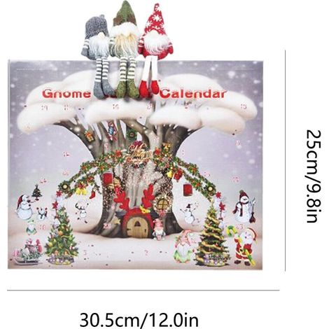 Adventskalender 2024 mit Weihnachtself, 3 Elfen und 21 Partyspielzeugen, 24-tägiger Countdown für Kinder, Weihnachtsgeschenk für Jungen und Mädchen (1/4)