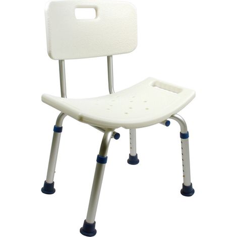 Chaise de douche avec dossier à hauteur réglable - VB540S Aidapt (1/4)