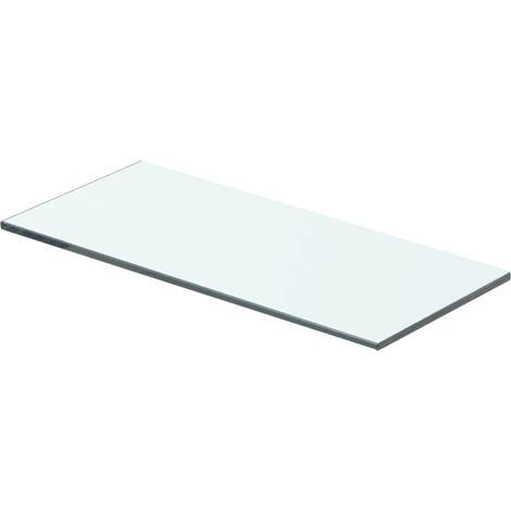 Pannello per mensola in vetro trasparente 40 x 12 cm 2702177/2
