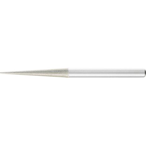 PFERD TOOLS Diamant-Schleifstift Spitzkegel Ø6x7° SchaftØ6 mm D64 (fein) zum Anfasen/Entgraten/Senken (1/2)