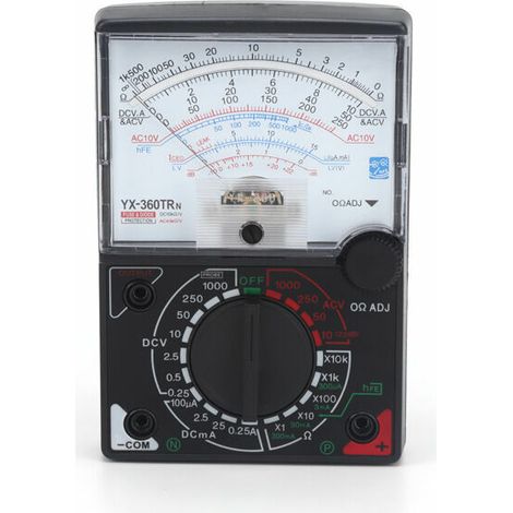 Multimètre Analogique Multimètre Testeur AC DC Voltmètre Ampèremètre Ohmmètre Multimètre Analogique Tension Mesure de Résistance de Courant (1/5)