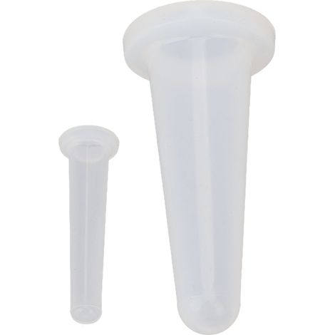 Kit de ventouses faciales blanches de petite taille, en silicone, pour usage domestique (2 pièces). (1/5)