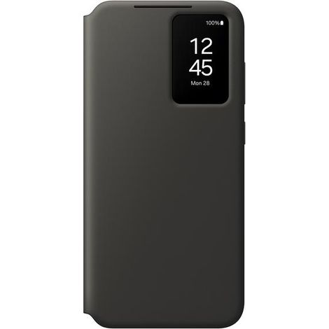 Coque et étui téléphone mobile Samsung Etui Smart View avec porte-carte pour Galaxy S24 FE - Noir (1/5)