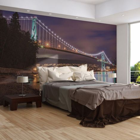 Papier Peint "Lions Gate Bridge Vancouver Canada II" 270x450cm (1/2)