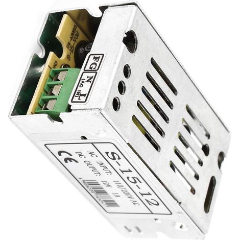 Commutateur de commutation 110V 220V DC 12V 1A pour LED (54ce1875cba0d3b51a86b4dc68d7ce17) (1/3)