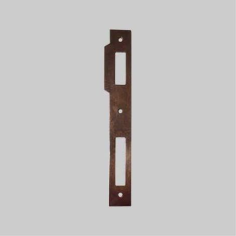 Contropiastra per serratura 'patent grande' quadra bonaiti bronzata BONAITI