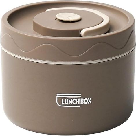 Boîte à lunch isotherme en acier inoxydable, bento, contenant (1/5)