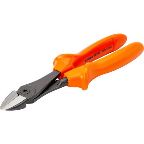 2101S-200 Pince coupante de côté isolée, Argent/Orange (1/5)