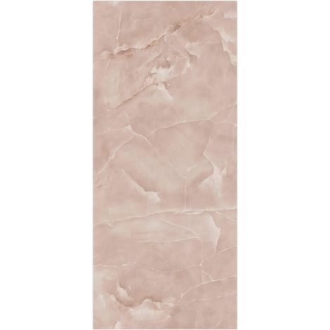 Carrelage effet Onyx Rose Quartz 278x120x0,6 cm Brillant Nerolio - Mur intérieur (vendu par carton de 3,336 m²) - RO'MA CARRELAGE