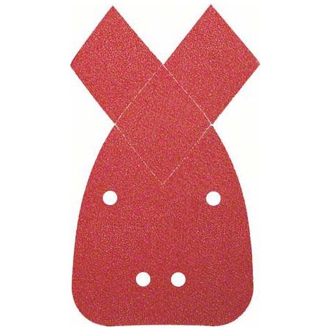 Bosch 5x Schleifblatt C430 Expert for Wood 4 Löcher Klett 80 - 2608607429