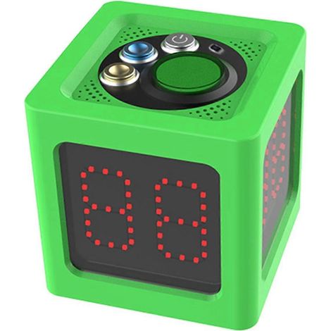 Cube Timer 1,4" 4-seitige digitale Stoppuhr, Countdown-Timer, Grün (1/5)