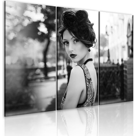 Quadro - Donna elegante: stile retro - 60x40 (1/4)