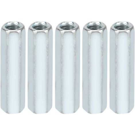 5 pièces M6 40 longue tige écrou hexagonal manchon hexagonal écrou entretoise attaches filetées (1/4)