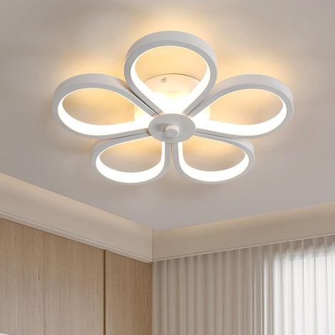 Plafonnier LED, plafonnier moderne, applique murale, lumières décoratives, lumière chaude 3000K (blanc) (1/5)