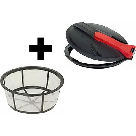 Couvercle complet ARAG Ø 320 basculant 180° + filtre panier (1/5)