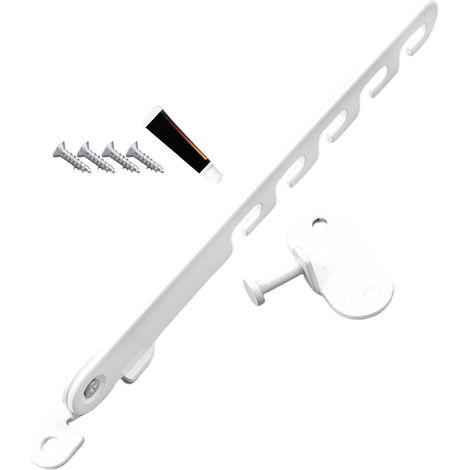 Verrous de sécurité pour limiteur de fenêtre - Verrou de fenêtre sécurisé et coupe-vent - Verrou de fenêtre coupe-vent pour chambre d'enfant, fenêtre de chambre à coucher