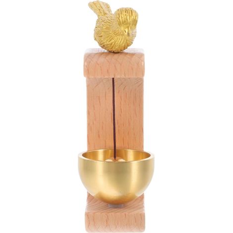 Sonnette de Porte Carillon en Bois Magnétique en Laiton Installation Facile, Style Classique et Décoratif pour Jardin et Entrée (1/5)