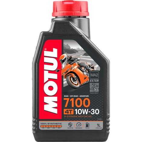 Aceite sint茅tico para motor 4T Motul 7100 10W-30 1L (104089)