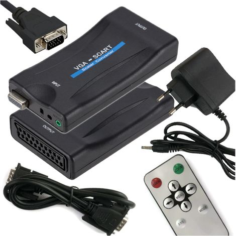 Convertidor de vídeo y audio VGA a SCART/Euro (1/5)