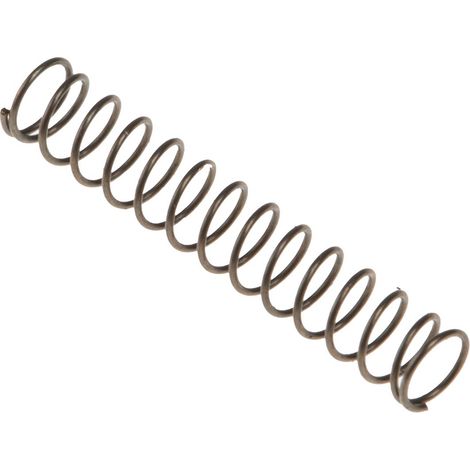 Ressort de compression,  RS PRO en Alliage d'acier, 15.7mm2.75mm0.22N/mm ( Prix pour Paquet de 10 )