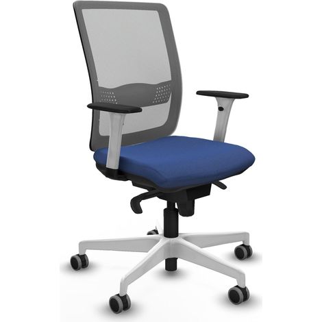Sedia da ufficio piqueras y crespo Haches grigio tessuto rete (1/2)