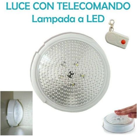 Lampe D'interieur A Led Sans Fil Avec Telecommande D'urgence