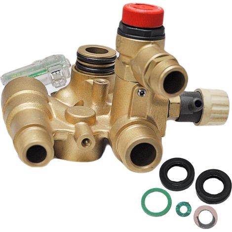 Baxi 720789601 Brass Return Assembly 12L Replacement Spare Part
