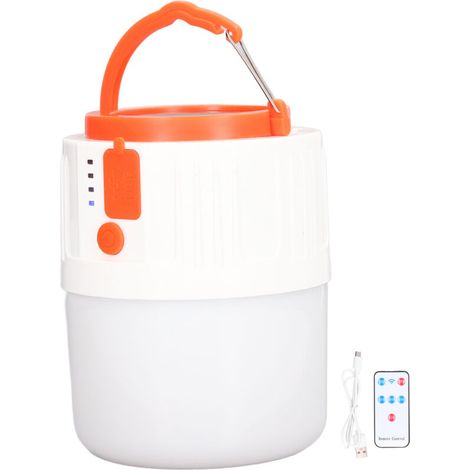 Voice Control Solar Camping Lamp 5 Modes Auto Induction USB Charging Waterproof Outdoor Light (1/5)