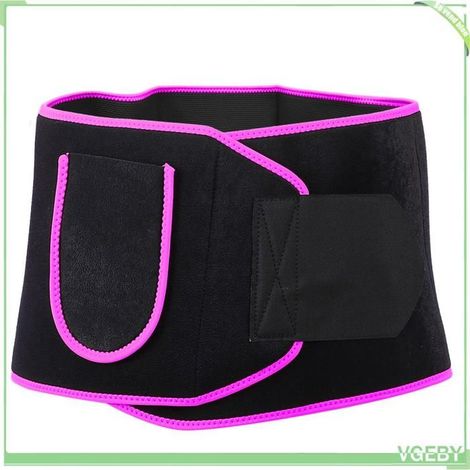 Ceinture d'entraînement de taille - FAFEICY - Ceinture Slim - Rose - Caoutchouc - Maintien élastique (1/5)