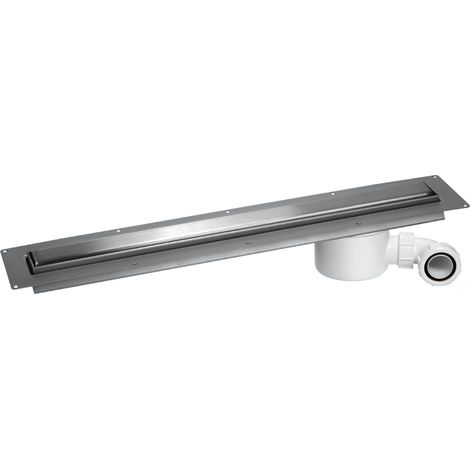 McAlpine CD1200-O-B Brushed Stainless Steel Slimline Channel Drain - 1148mm (1/4)