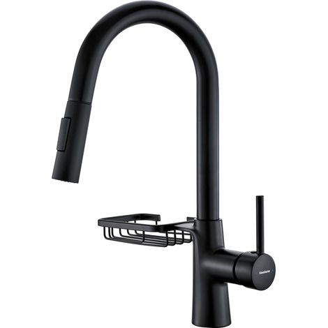 Robinet Cuisine Douchette Extractible, Avec étagères Deux Jets (1/5)