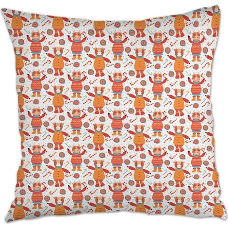 Housse de coussin lavable en machine pour Noël, anniversaire, la Fête des Pères, la Fête des Mères (1/5)