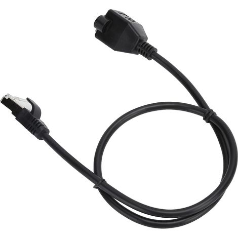 Câble d'extension réseau RJ45 mâle vers femelle avec fixation par vis pour composants LAN - 0,5 mètres (1/5)